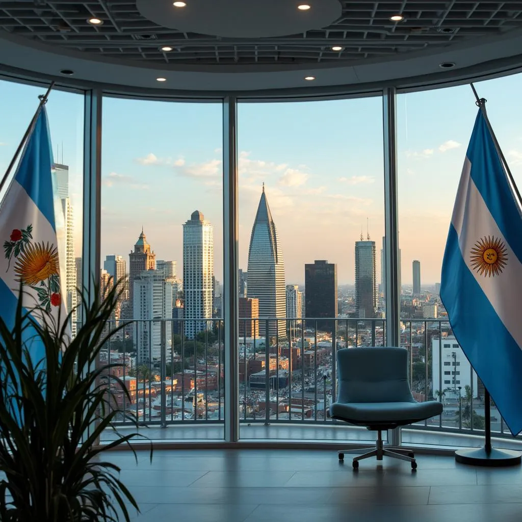 Oficina principal de InvertirArg en Buenos Aires
