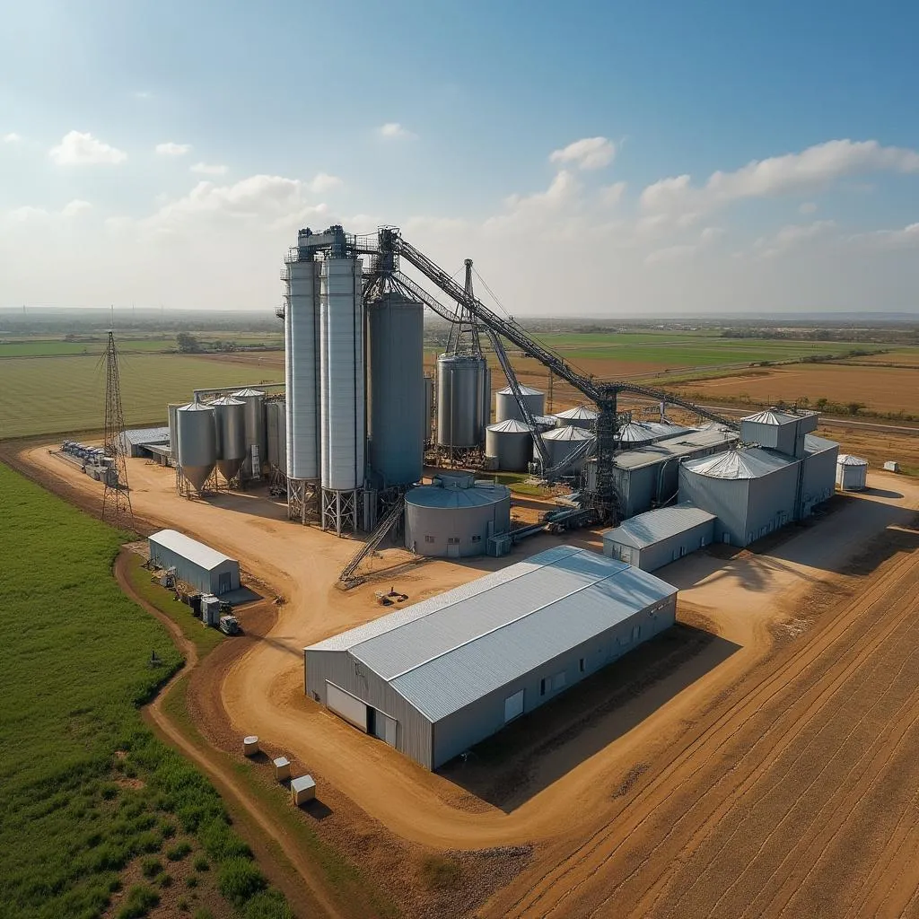 Complejo agroindustrial en la provincia de Buenos Aires