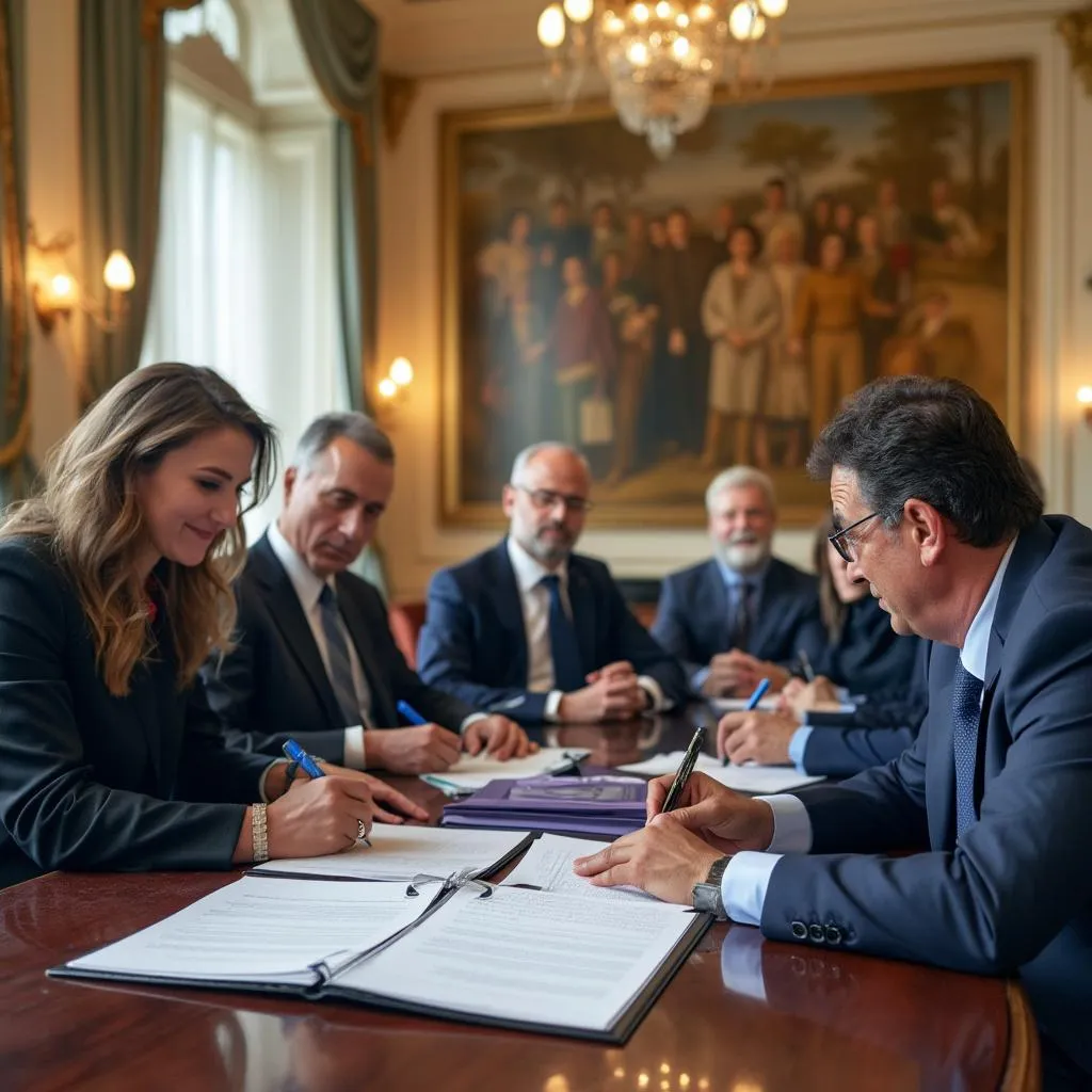 Firma de acuerdo con inversores internacionales en Buenos Aires